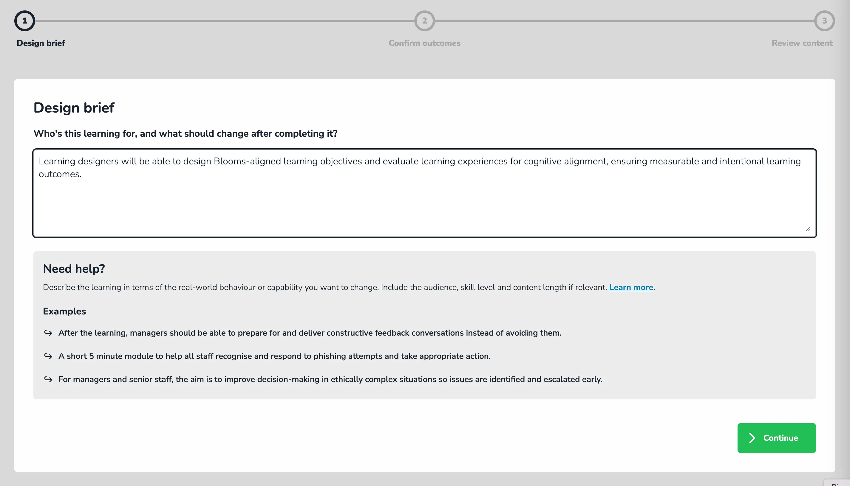 ClearXP create storyboard prompt