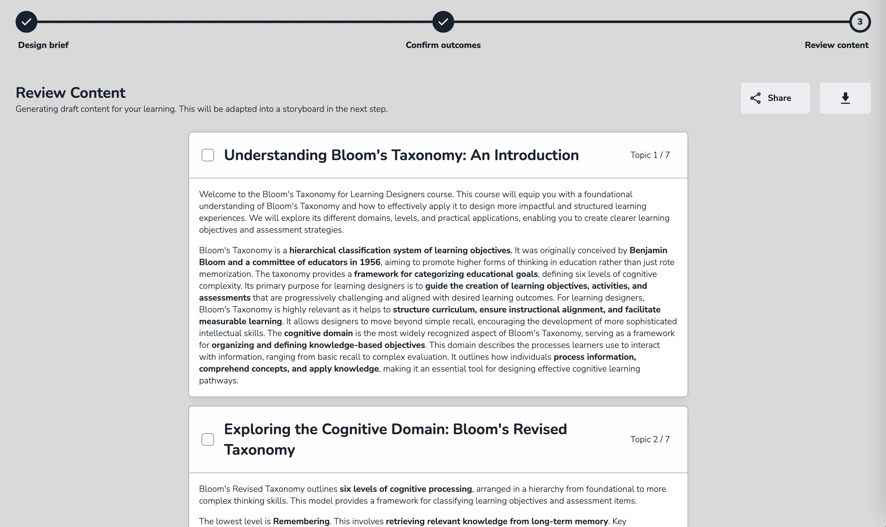 ClearXP create storyboard prompt
